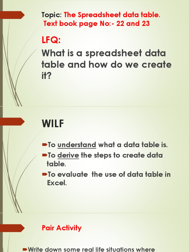 Spreadsheet Basics for Students | PDF | Spreadsheet | Table (Database)