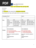 Y3&4 - ICT Unit Review Lab Assessment Letter - Term 2