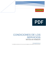 Condiciones Generales Servicios Web