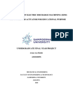 Arnaz Asa Sholeh - FYP - Development of Electric Discharge Machining (EDM) Using Solenoid Actuator For Educational Purpose (Revised)