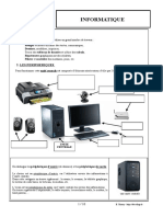 Cours Informatique 6°