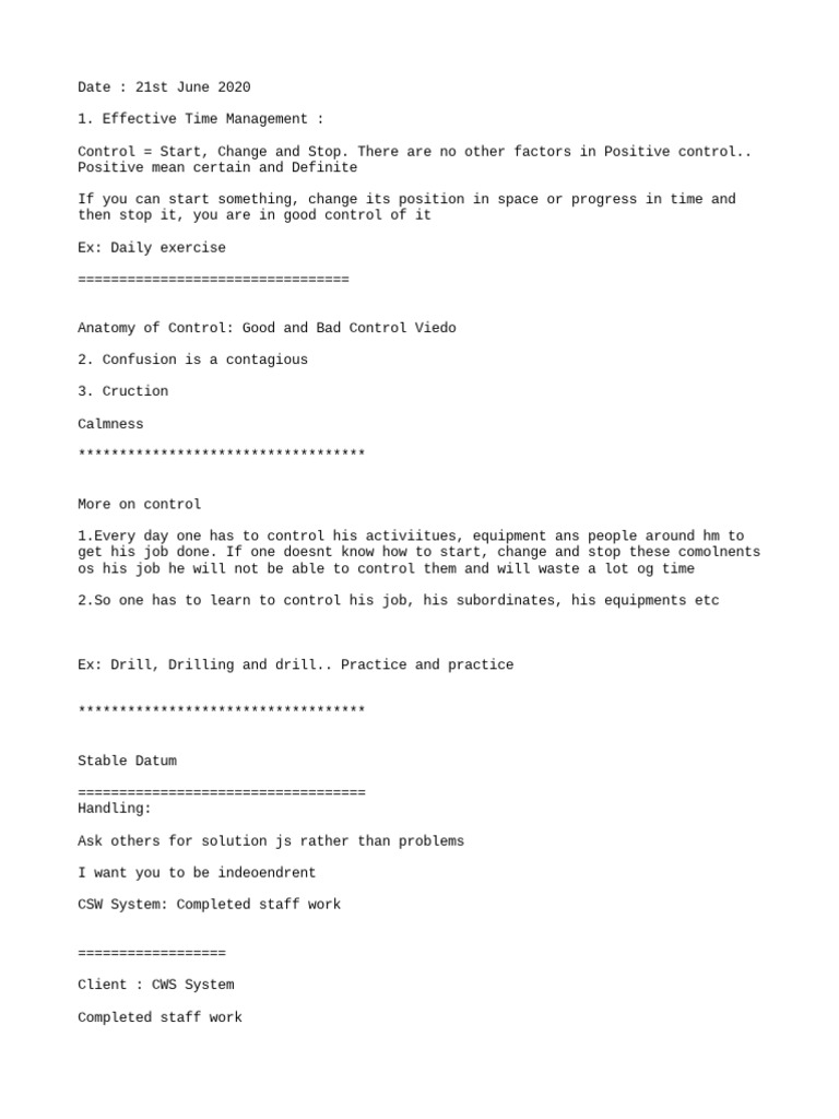 Effective Time Management PDF Psychology Cognitive Science