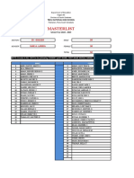 Galileo Masterlist 2022-2023