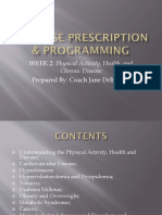 Exercise Prescription & Programming
