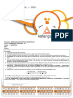 Avaliação Oficial de Metrologia e Controle Geométrico