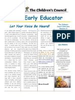 The Early Educator: Let Your Voice Be Heard!