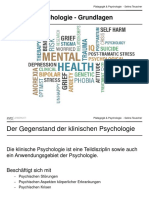 1 - PPT - Klinische Psychologie - Grundlagen - FMS