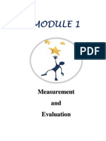 MODULE 1 - Assessment and Evaluation