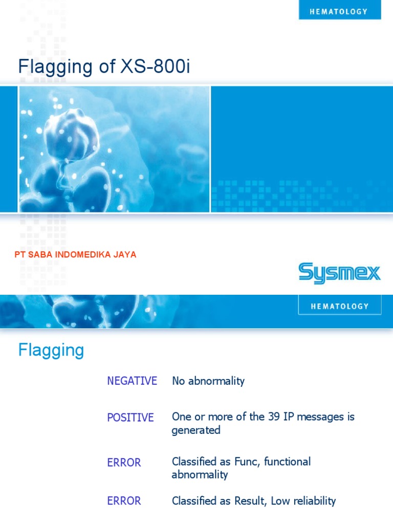 Flagging and Result Interpretation1 Download Free PDF Causes Of