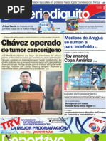 Portada edición Aragua 1-7-2011