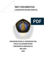 Form Dokumentasi Asuhan Keperawatan Maternitas