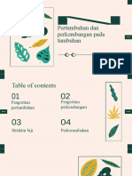 Pertumbuhan Dan Perkembangan