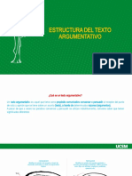 Estructura Del Texto Argumentativo - 2022 Diapositivas