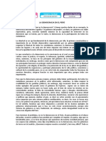 La Democracia en El Perú