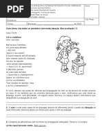 Atividades sobre Som para 3º Ano | PDF | Som | Audição