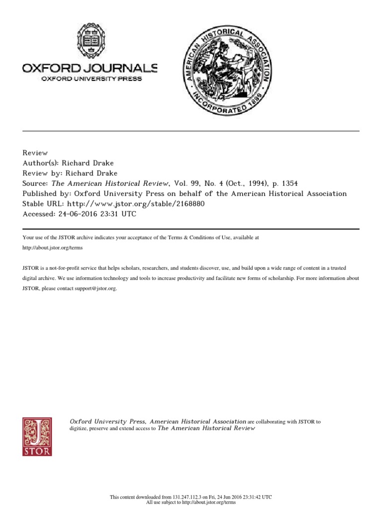 Oxford University Press, American Historical Association The American