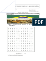 Atividade Semana da Pátria - Matemática