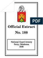 158th Field Artillery Official Extract No. 188