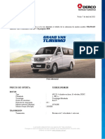 Cotización Changan Grand Van Turismo 1.5L MT 2023