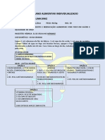 Plano alimentar individualizado para emagrecimento