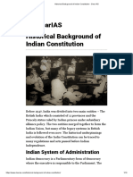Historical Background of Indian Constitution - Clear IAS