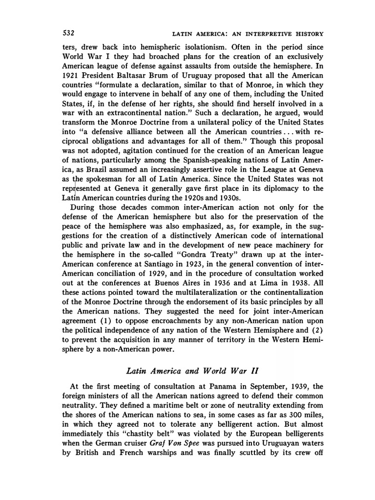 Latin America in WWII PDF Cost Of Living Latin America