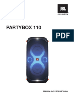 JBL Partybox 110 Manual
