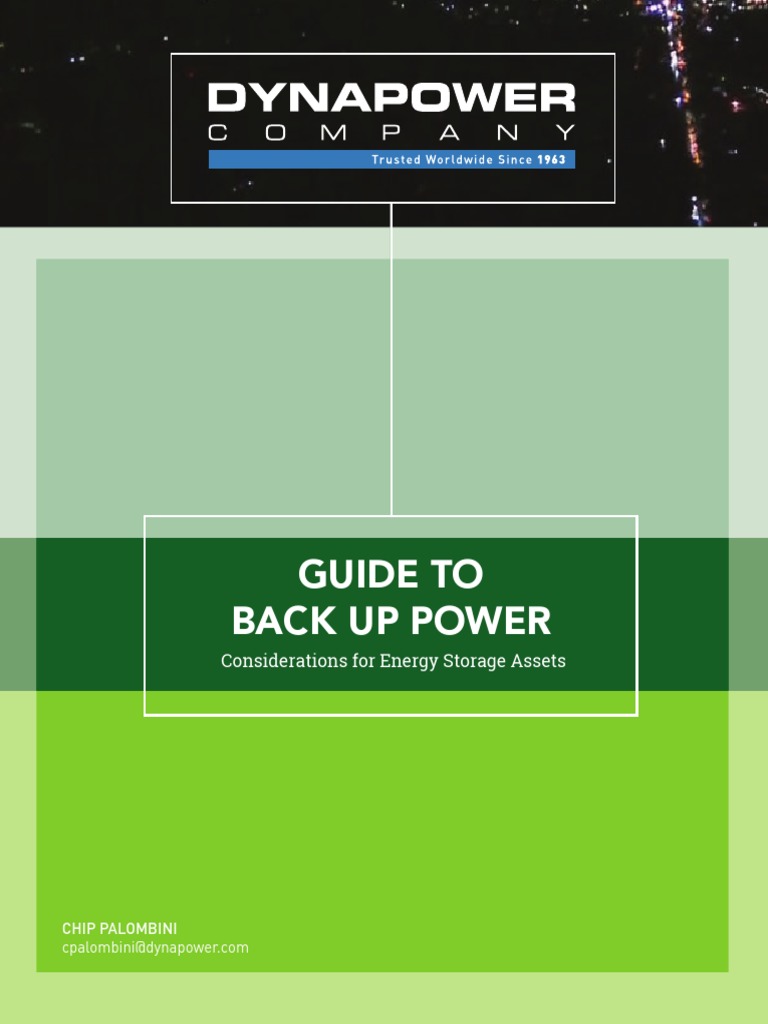 Backup Power Whitepaper | PDF | Power Inverter | Photovoltaic System