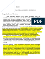 Demand Kesehatan dan Pelayanan Kesehatan