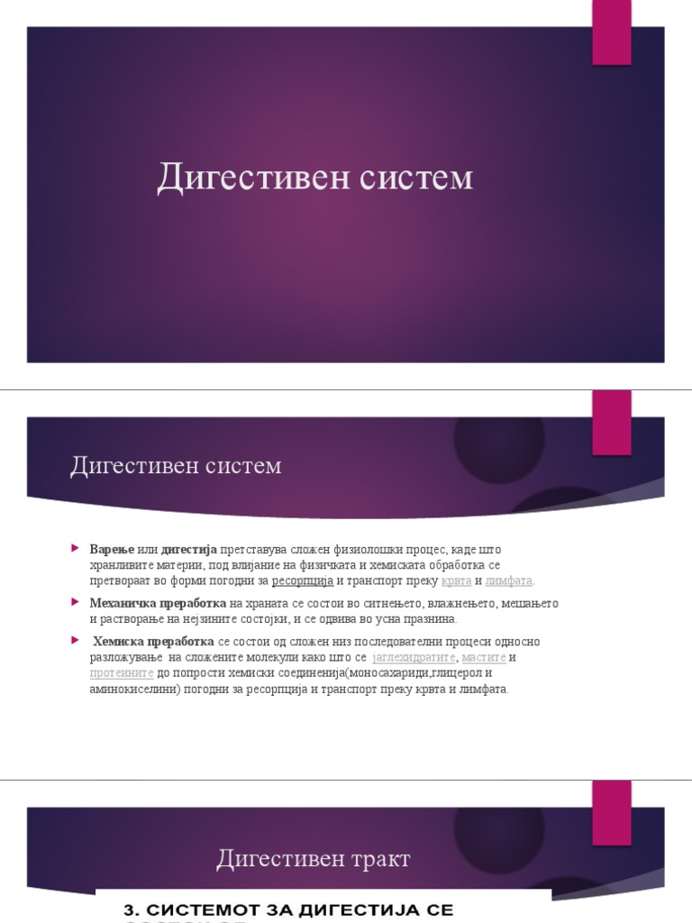 Дигестивен систем | PDF