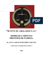 Bufete de Abogados S A S Modelos y Minu