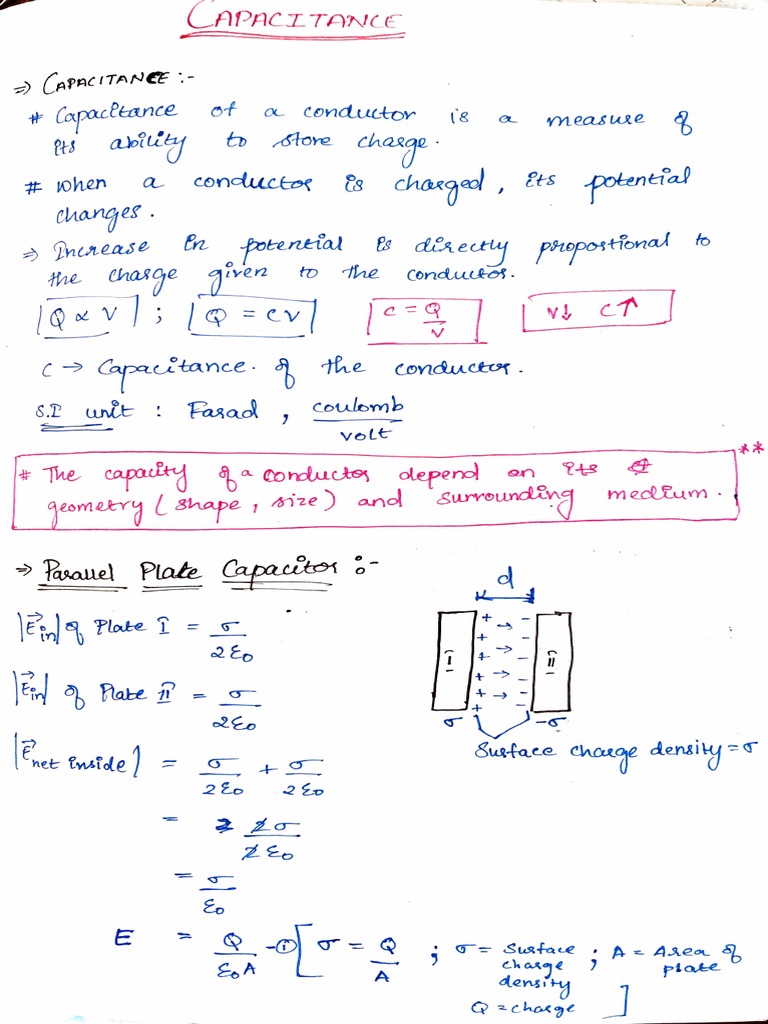Capacitance PDF