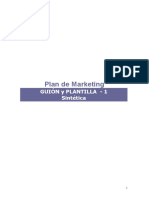 Plantilla Plan de Marketing Sencillo