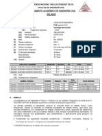 Silabo - 2I1043 - TECNOLOGIA DEL CONCRETO