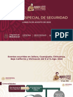 CP Informe Gabinete Seguridad, México 15ago22