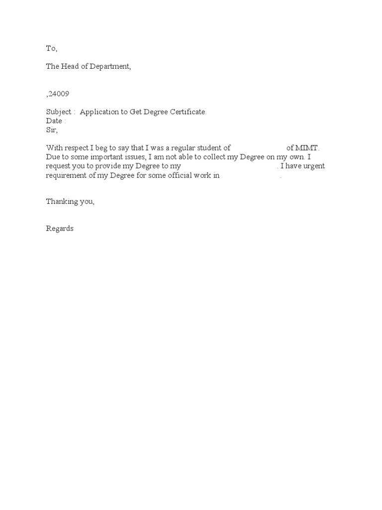 Application For Degree | PDF