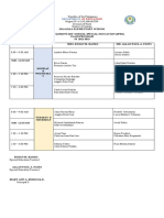 Sped - Schedule