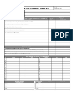 Análisis de seguridad del trabajo AST proyecto