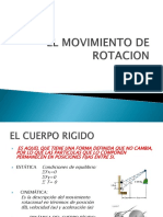 Dinámica Del Cuerpo Rígido 2021