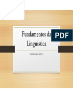 Fundamentos Da Linguistica