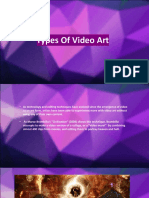 Types of Video Art