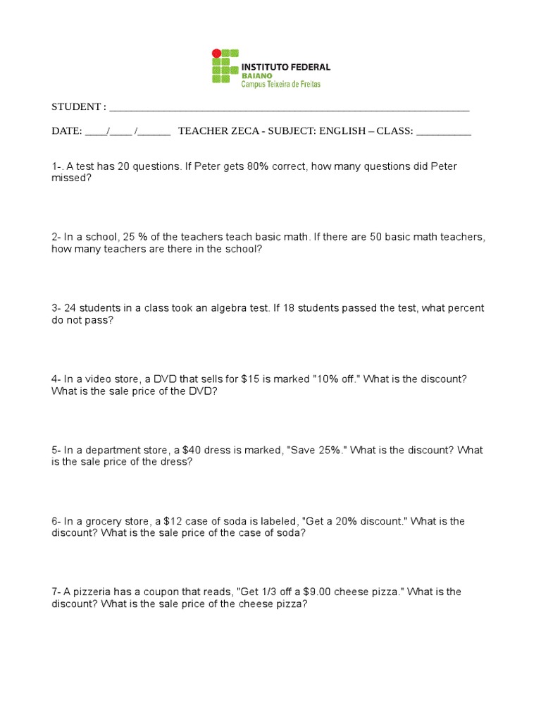 Math Problems | PDF
