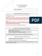 Folha de Resposta AVC Química Experimental