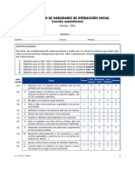 2.2.1 Cuestionario de Habilidades de Interacción Social