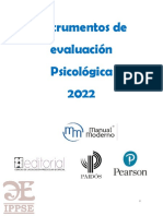 Catálogo General Instrumentos de Evaluación Psicológica 2022 IPPSE Sello de Agua