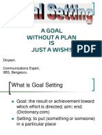 Goal Setting IIBS Divyasri