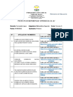 Proyecto Tablas de Multiplicar A