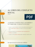 UI Actores Del Conflicto Social