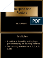 Factors Multiples