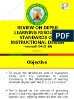 ADM LR Standards (Start Slide 19)